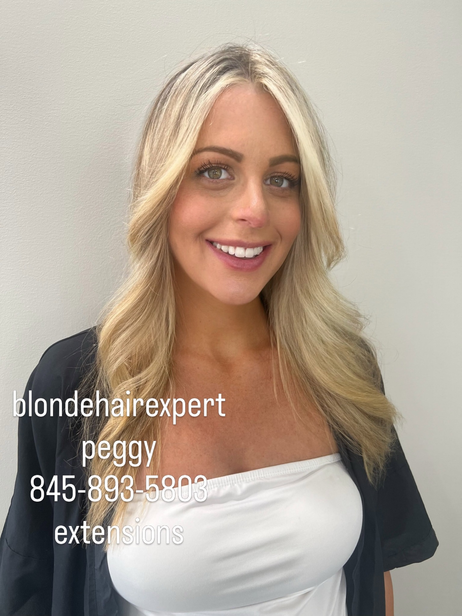 Blonde hair and extension work at New Synergy Salon
