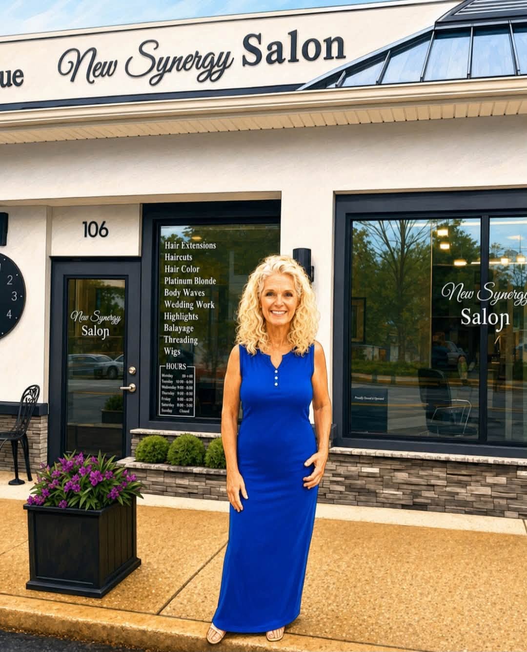 Peggy, owner and stylist at New Synergy Salon