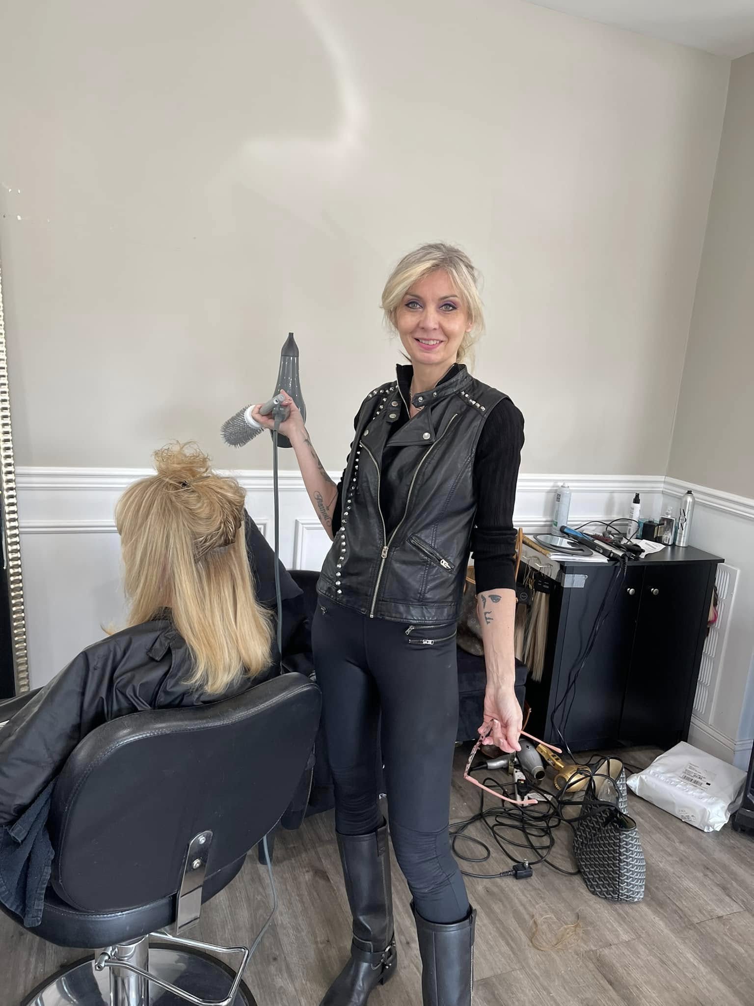 Stylist at work